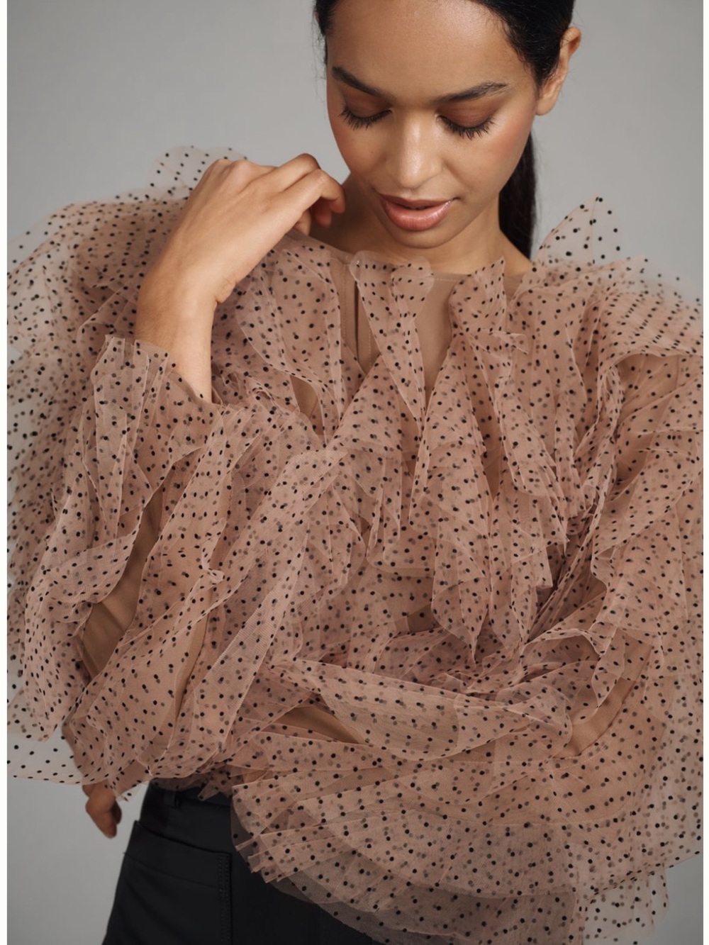 Dolan Left Coast Tulle Cropped Jacket